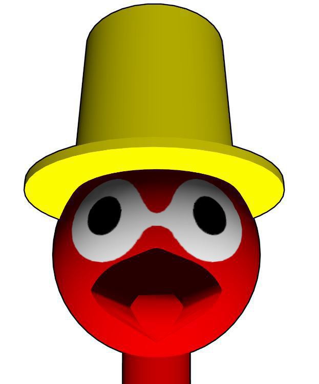 3D 水飲み鳥(クリスタ1.6.0~・コミスタ用)ドリンキングバード 平和鳥 ハッピーバード