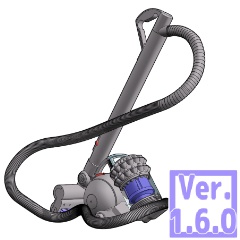 3D 掃除機(クリスタ1.6.0~・コミスタ用)ブラシセット クリーナー