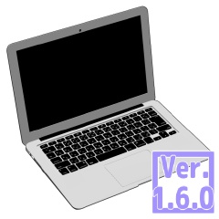 3D 薄型ノートパソコン (クリスタ1.6.0・コミスタ用) PC 可動