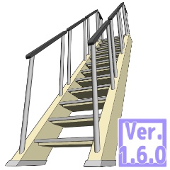 3​D　​階​段​​（クリスタ1.6.0~・コミスタ用）