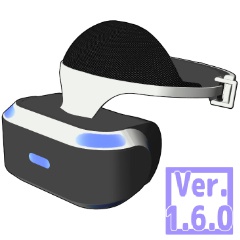 3D バーチャルリアリティ VR(クリスタ1.6.0~・コミスタ用)ヘッドセット ゲーム