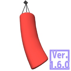 3D サンドバッグ(クリスタ1.6.0~)ボーン入り可動
