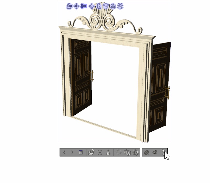 3D 洋風扉(クリスタ1.6.0~用)