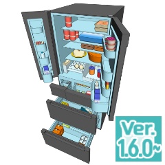 ３​D 大​型​冷​蔵​庫​（クリスタ用1.6.0~専用）
