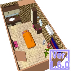 3D エステルーム(クリスタ1.6.0~・コミスタ用) 部屋 個室