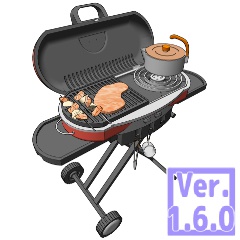 3D バーベキューコンロ（クリスタ1.6.0~専用）