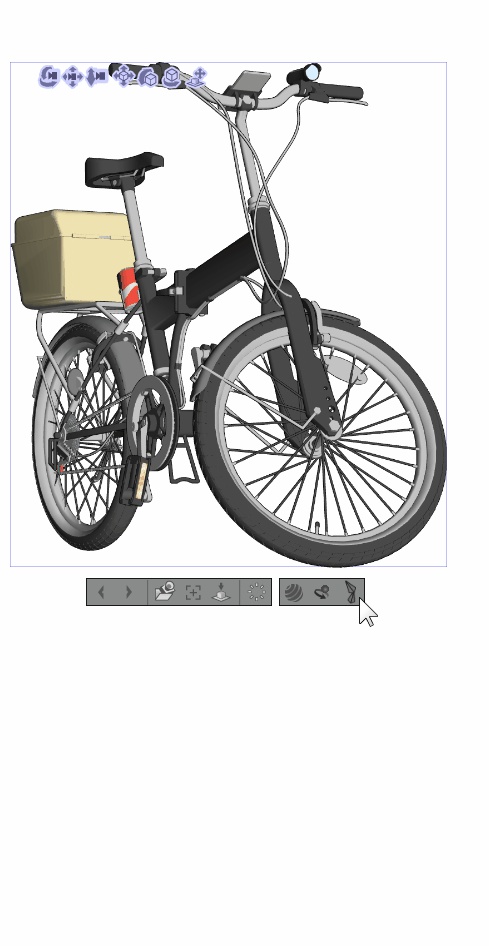 3D 折りたたみ自転車(クリスタ1.6.0~・コミスタ用)サイクル 乗り物