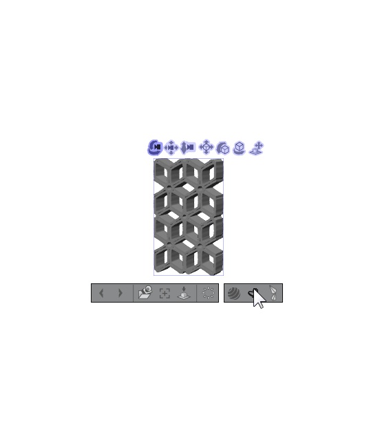 3D 立体シームレス六芒箱 素材集(クリスタ1.6.0~専用)