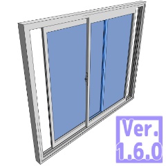 3D 窓（クリスタ1.6.0~用・コミスタ用）