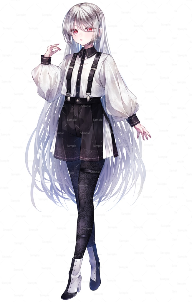 刀を持った蛇を連れた女の子