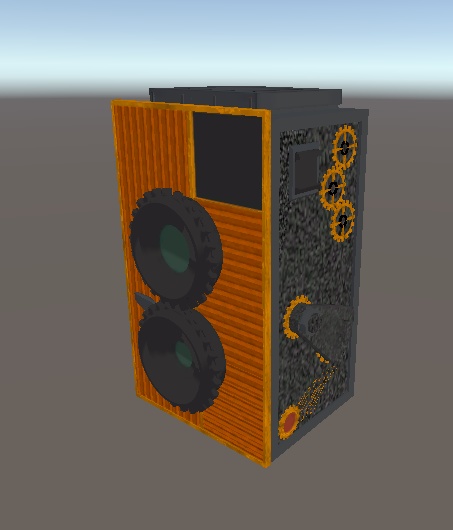 【3D】スチームパンク風2眼レフカメラ