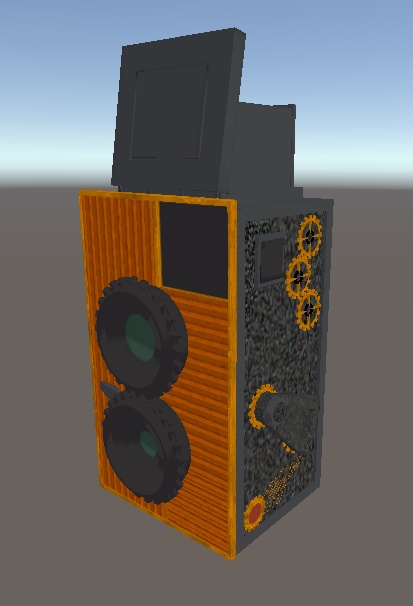 【3D】スチームパンク風2眼レフカメラ