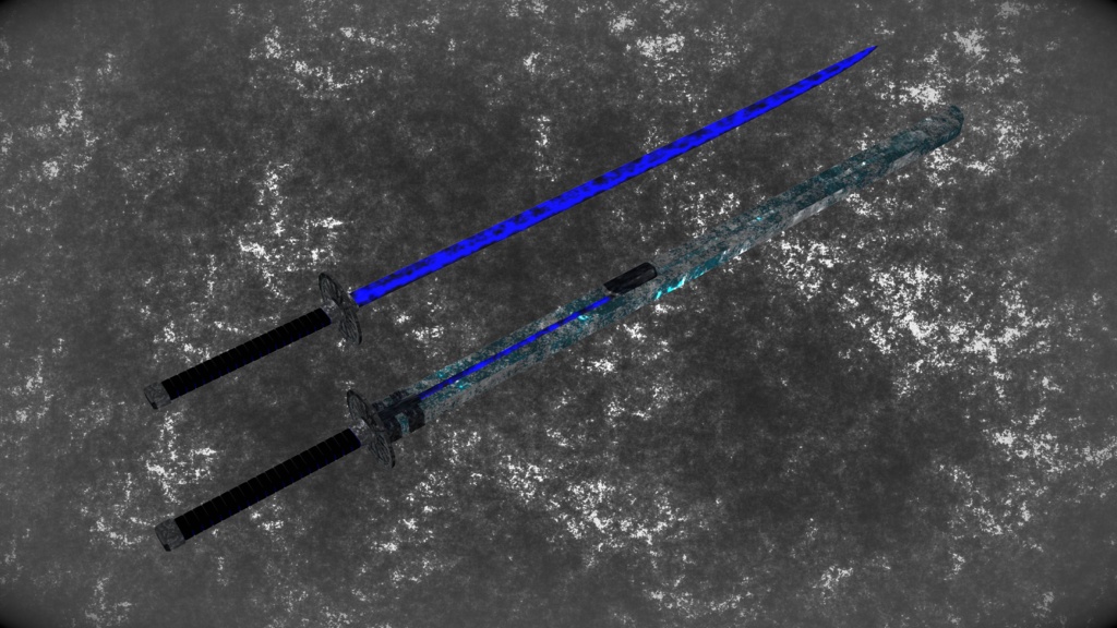 【3Ⅾアイテム】蒼天泪牙 ーSouten Ruigaー