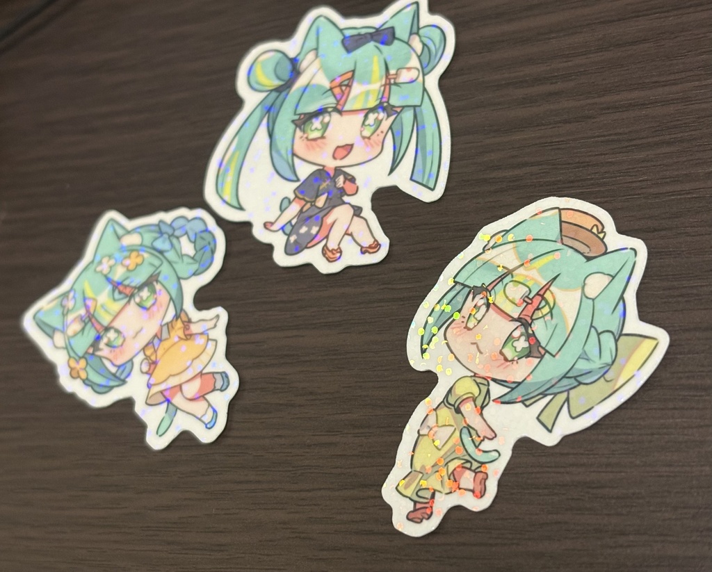 キラキラホログラムシール