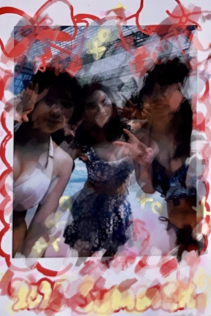 【ラス1！】【訳あり!?】ぼたぽじみはね 水着チェキ