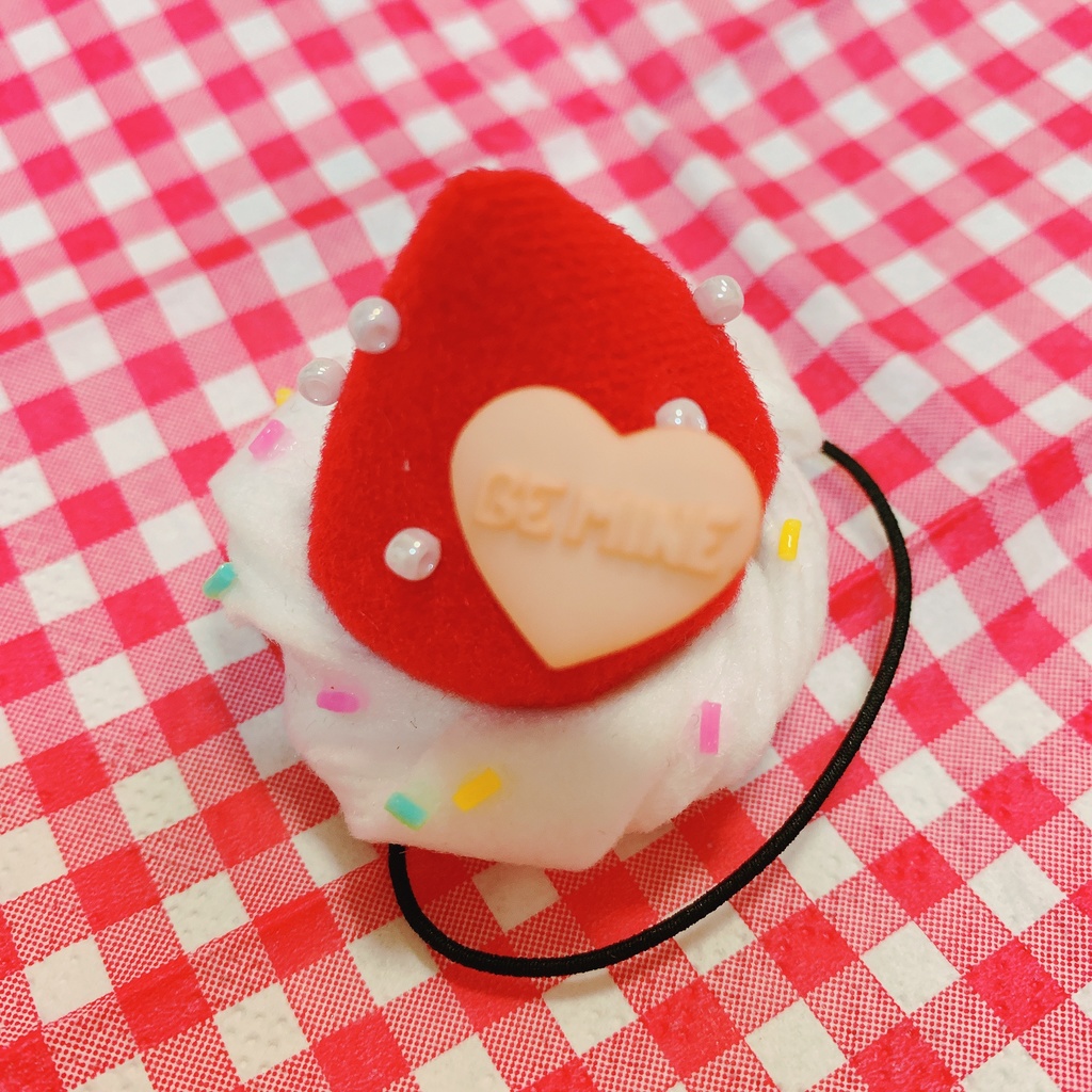 クレープないちごちゃん帽子