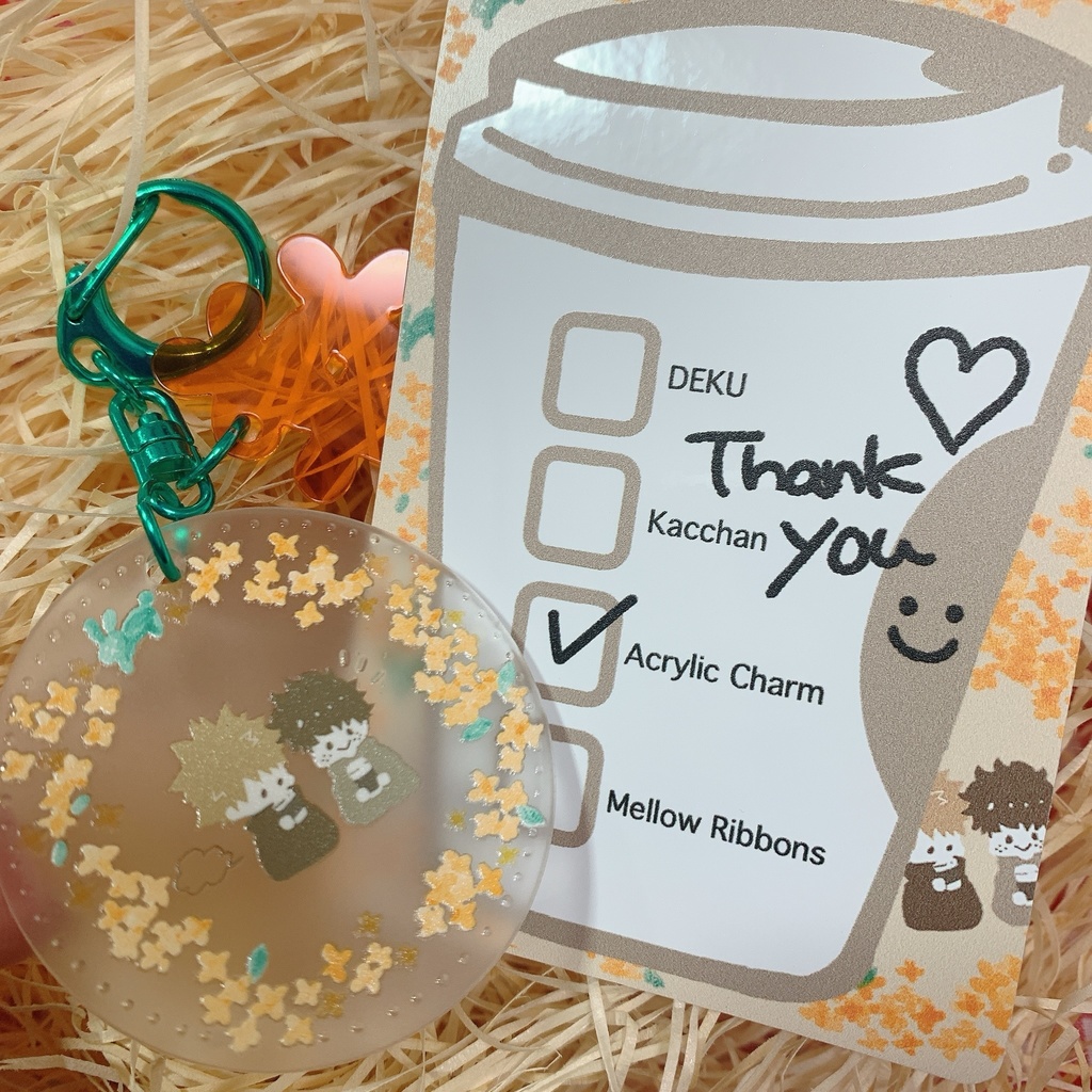 金木犀チャンアクリルチャーム