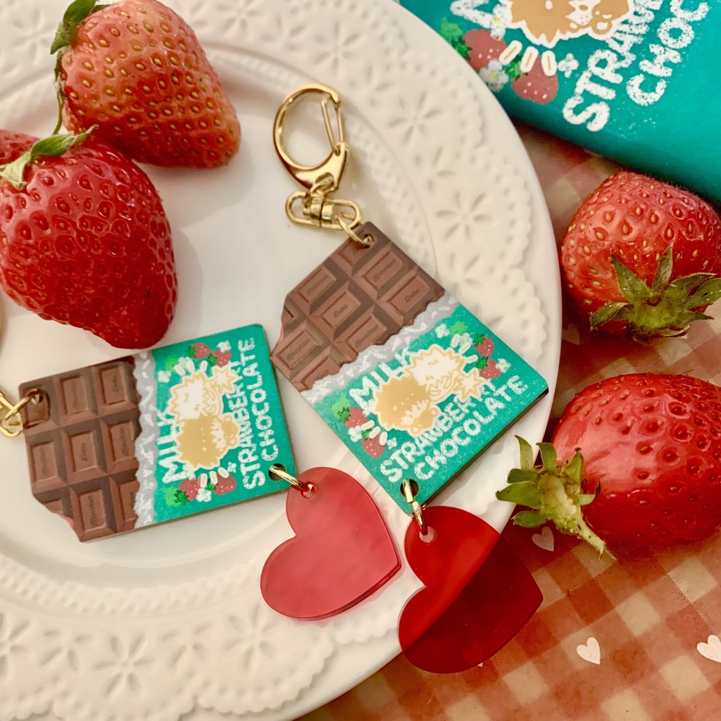 赤！おさななチョコアクリルチャーム