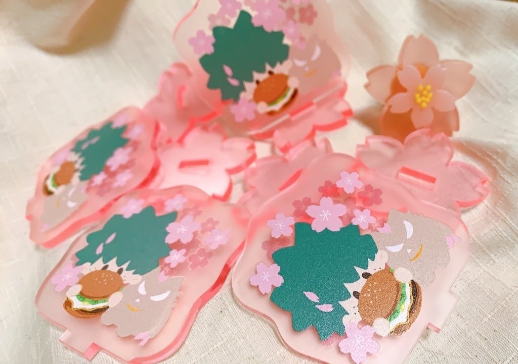 春のおさななアクリルスタンド🌸🍔