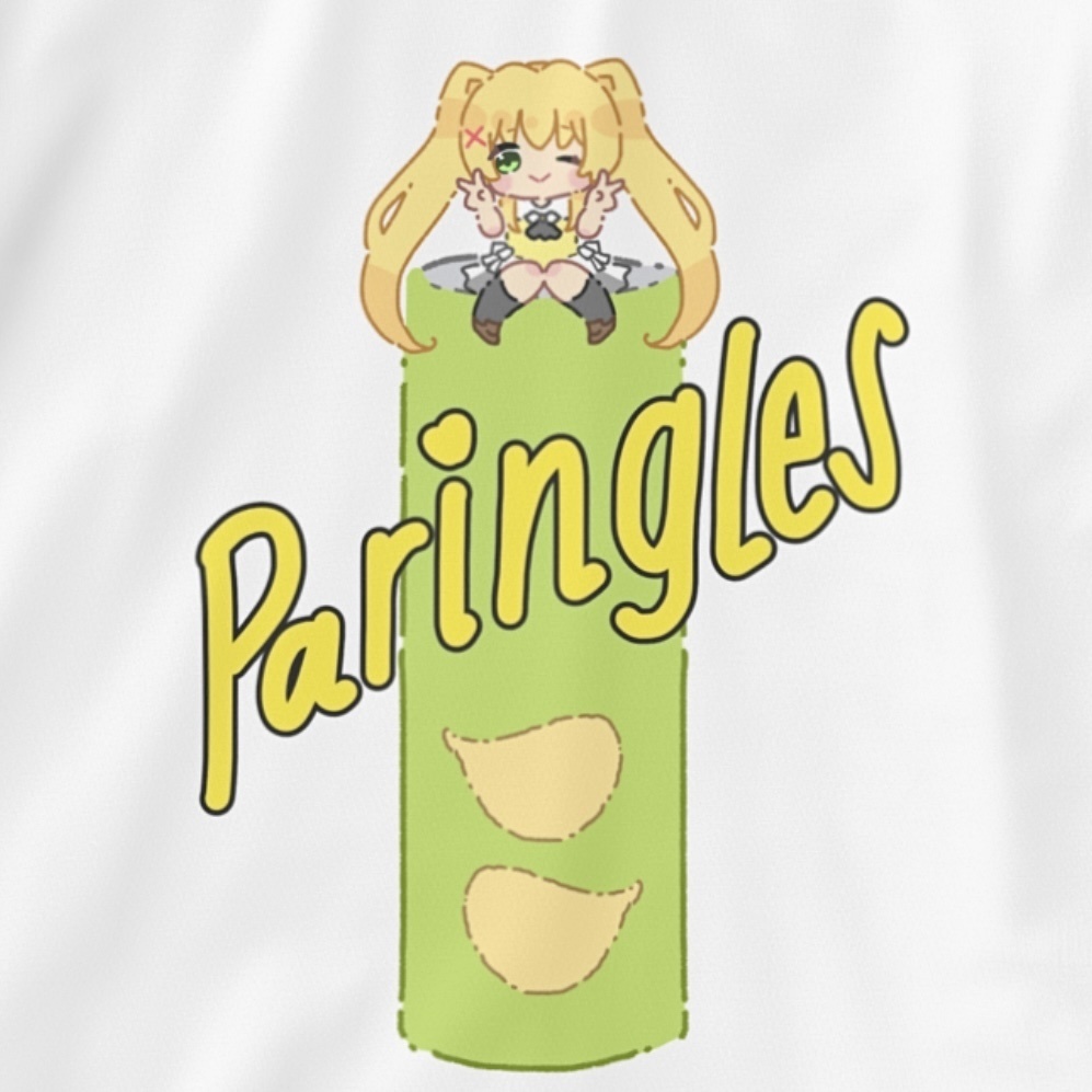 めがみですTシャツ(白)