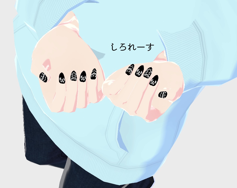 【VRoid】ネイルテクスチャ