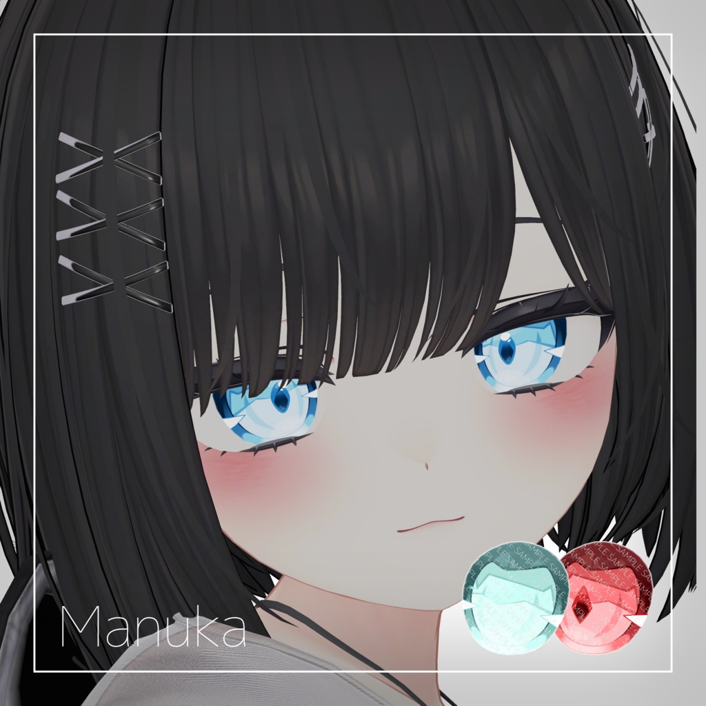 【7アバター対応】Lucid Toon Eye Texture【26色】