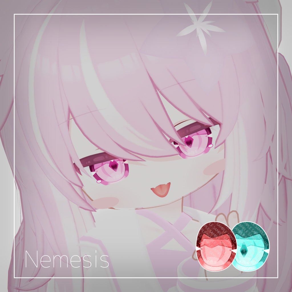 【7アバター対応】Lucid Toon Eye Texture【26色】