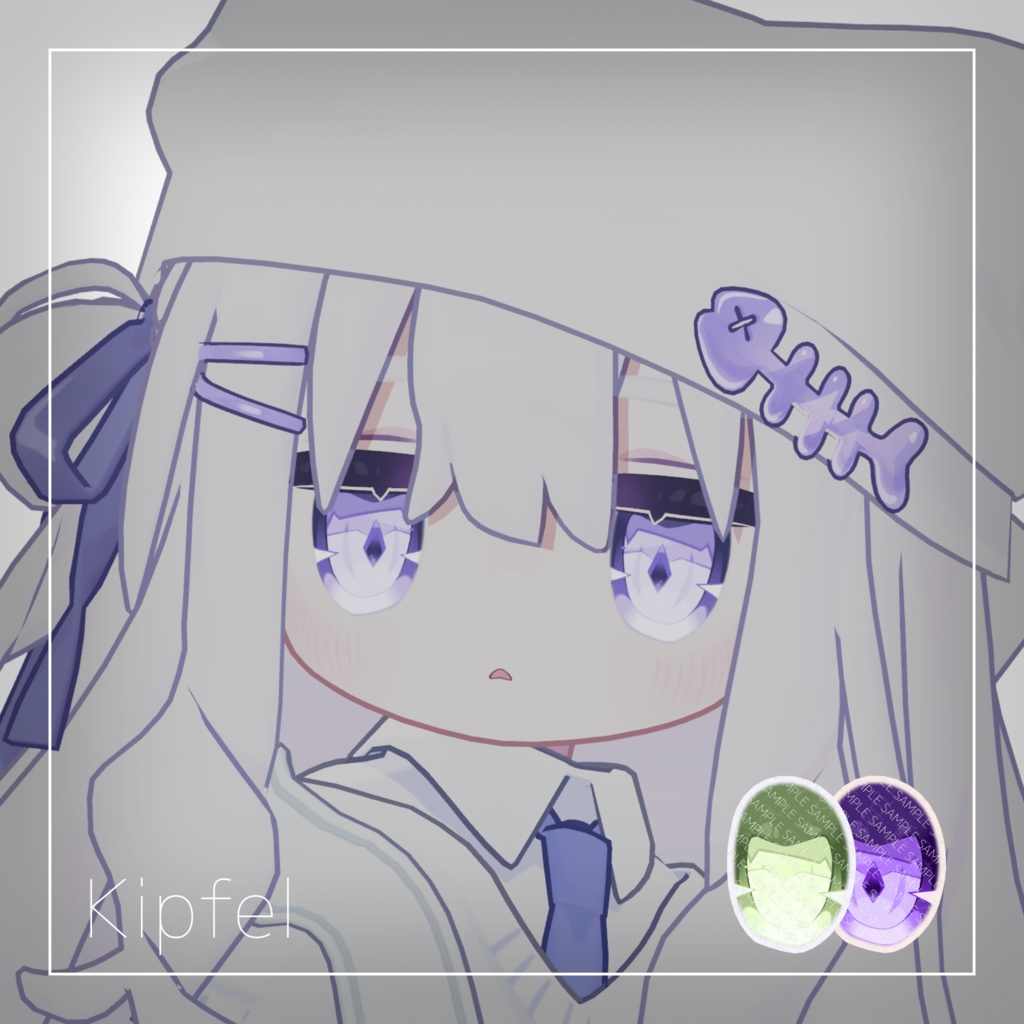 【7アバター対応】Lucid Toon Eye Texture【26色】