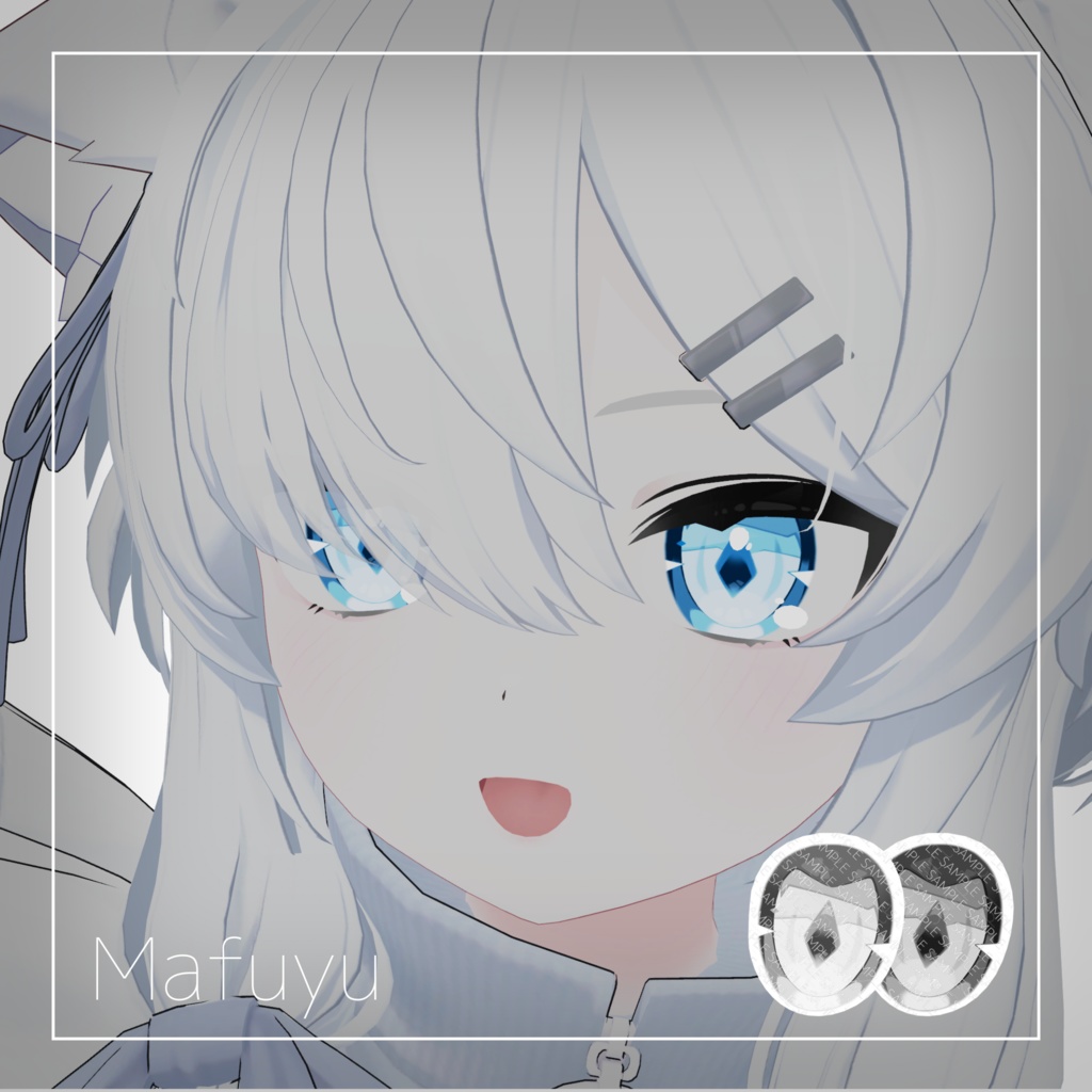 【7アバター対応】Lucid Toon Eye Texture【26色】