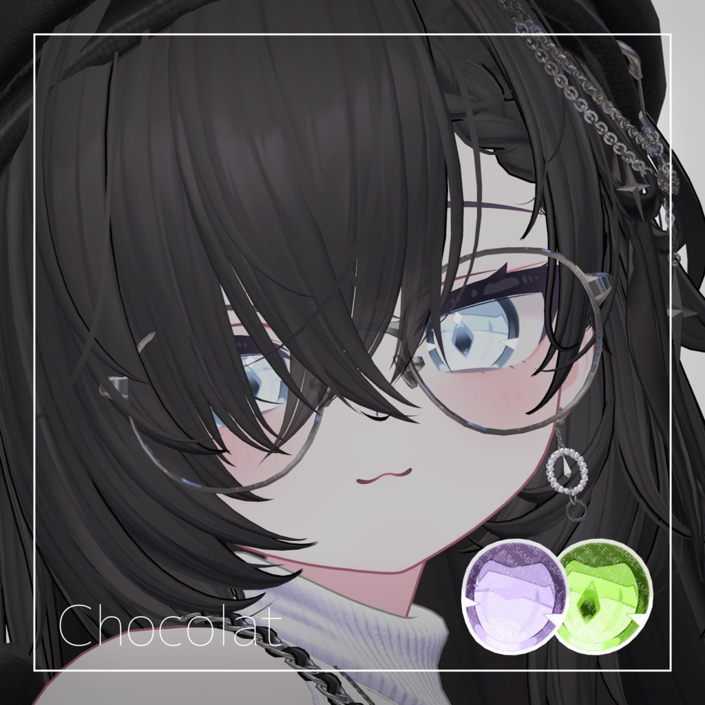 【7アバター対応】Lucid Toon Eye Texture【26色】