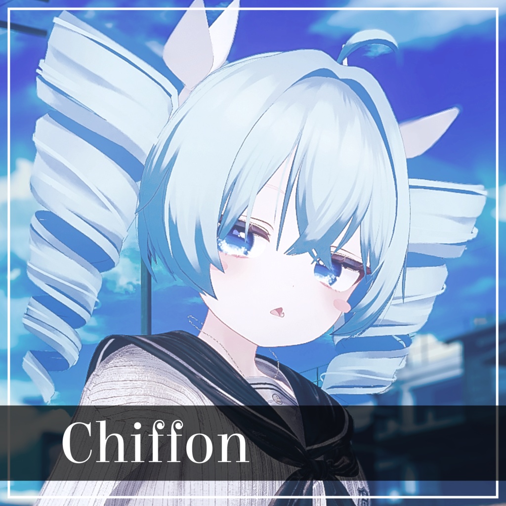 【VRC Hair】ふんわり縦ロールヘア【16アバター対応】