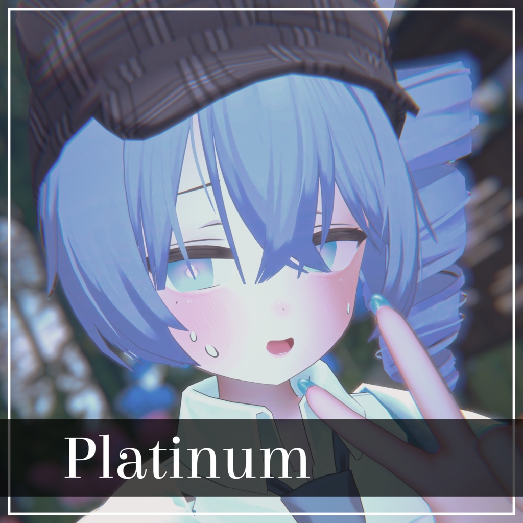 【VRC Hair】ふんわり縦ロールヘア【16アバター対応】