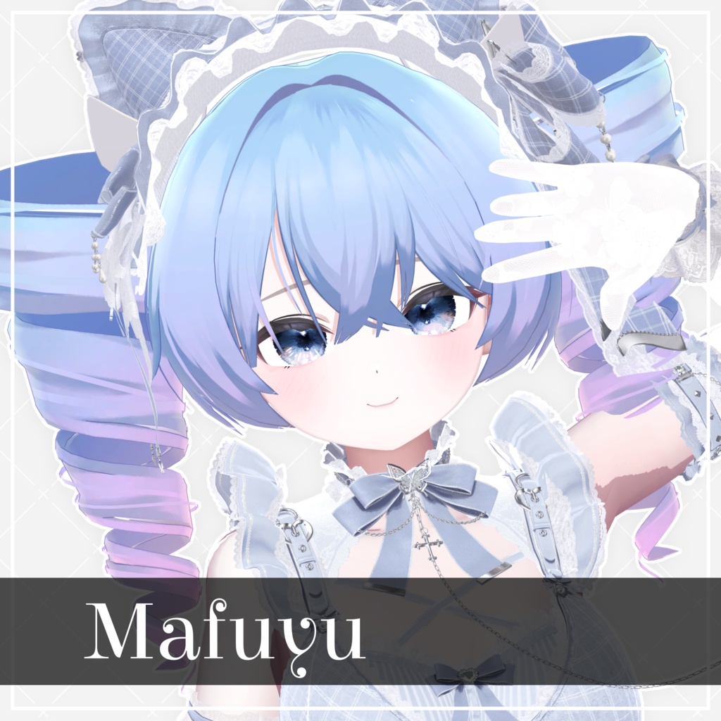 【VRC Hair】ふんわり縦ロールヘア【16アバター対応】