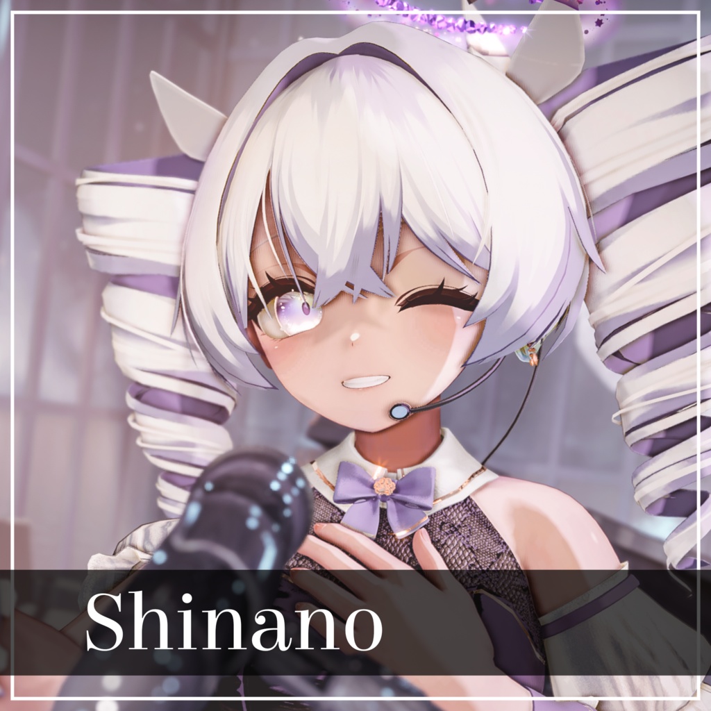 【VRC Hair】ふんわり縦ロールヘア【16アバター対応】