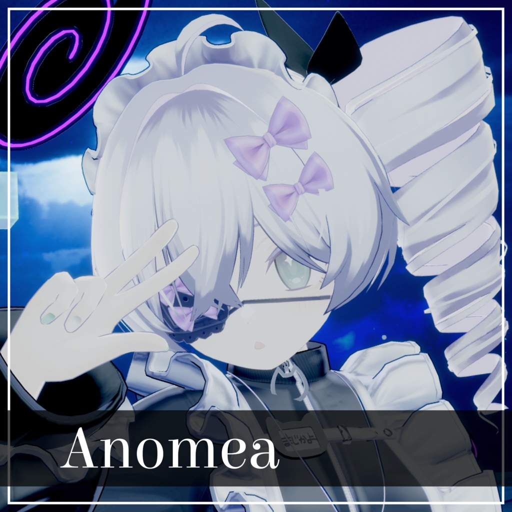 【VRC Hair】ふんわり縦ロールヘア【16アバター対応】