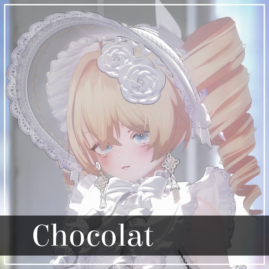 【VRC Hair】ふんわり縦ロールヘア【16アバター対応】