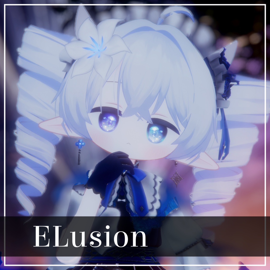 【VRC Hair】ふんわり縦ロールヘア【16アバター対応】