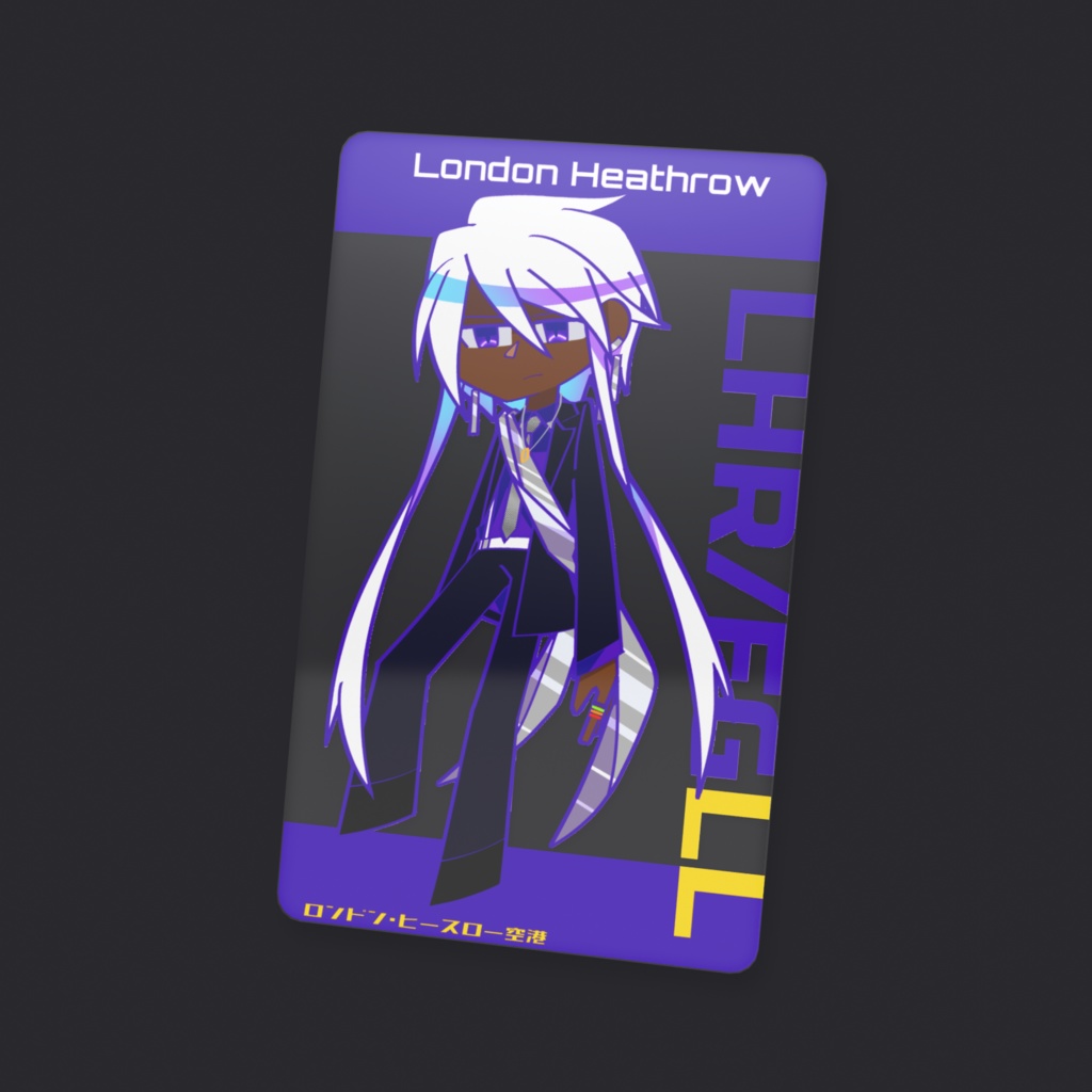空港擬人化クリアカード/LHR