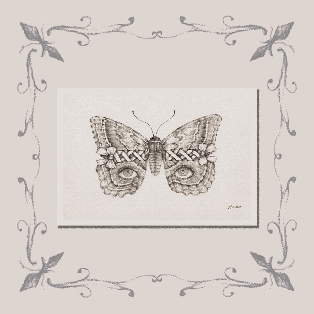 「標本：二人目」ポストカード