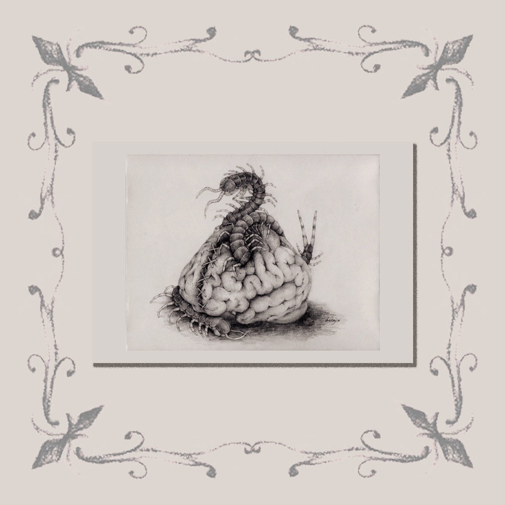 「むさぼる」ポストカード