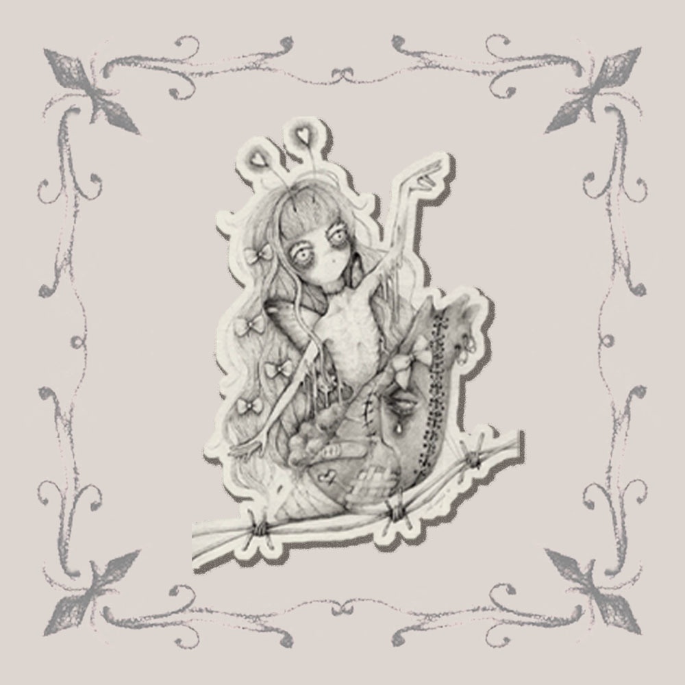 uka darui sticker（羽化だるいステッカー）