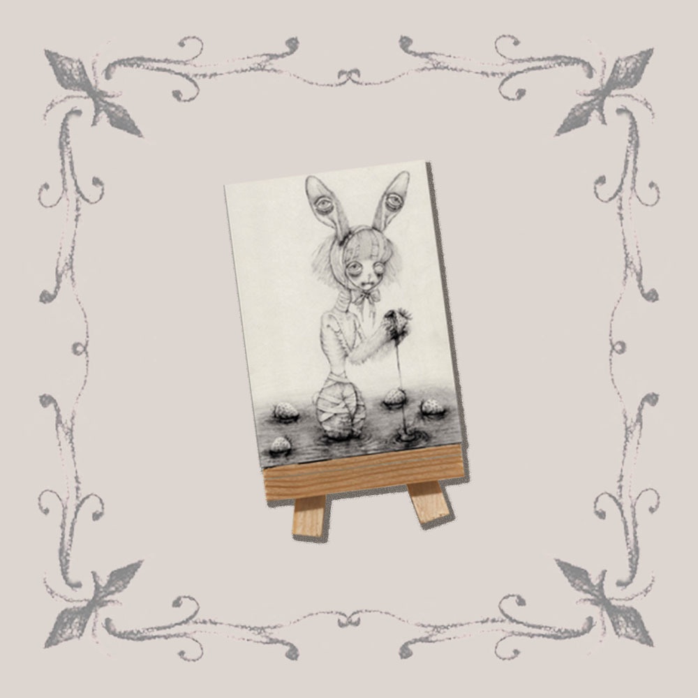 strawberry killer mini canvas(いちごごろしミニキャンバス)