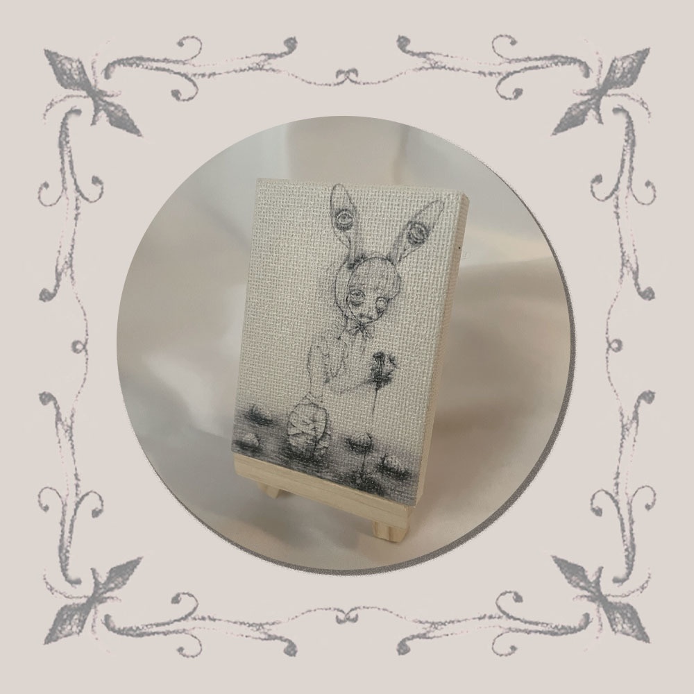 strawberry killer mini canvas（いちごごろしミニキャンバス）