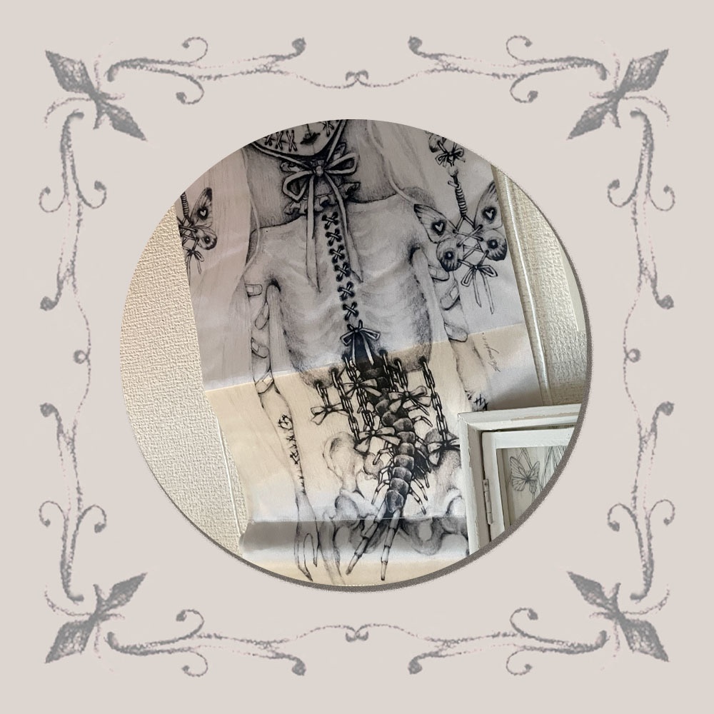 how to love my flesh mini tapestry(ぼくの肉を愛する方法ミニタペストリー)