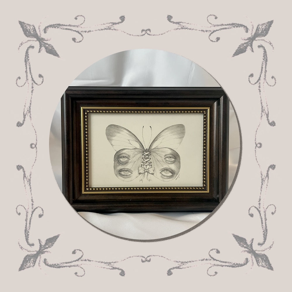 「標本:二十二人目、蝶発」原画