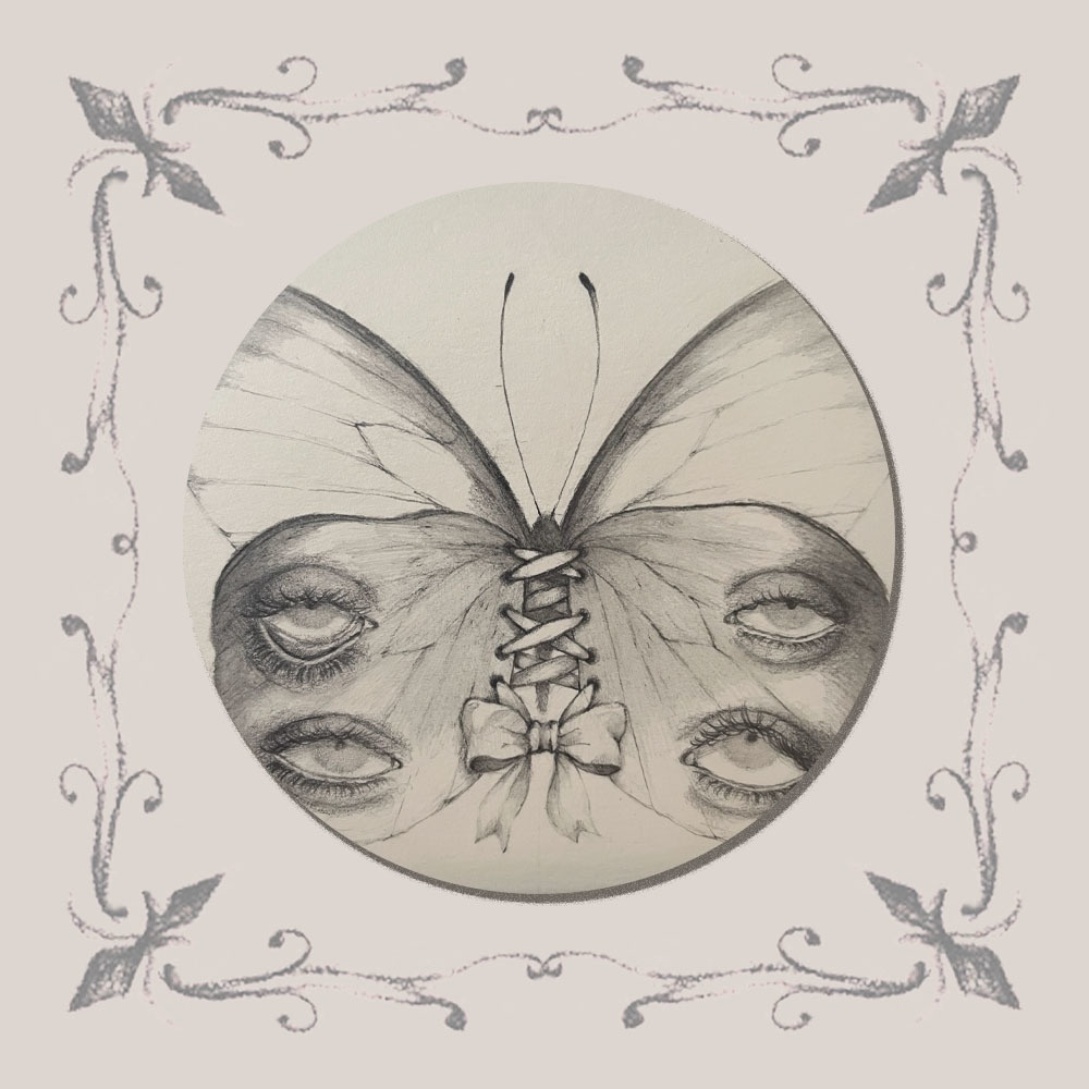 「標本:二十二人目、蝶発」原画