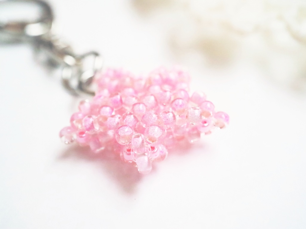 キラキラ星のキーホルダー(パープル)