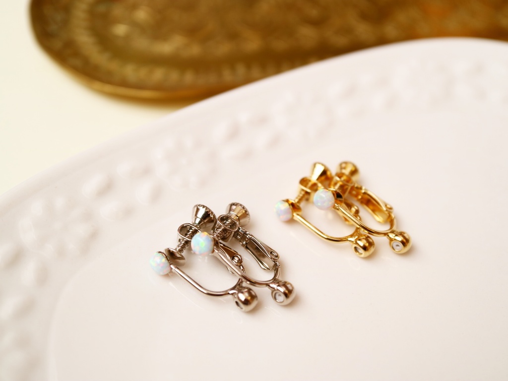 取説付きイヤリングコンバーター フック・ポスト両用タイプ(シルバー)