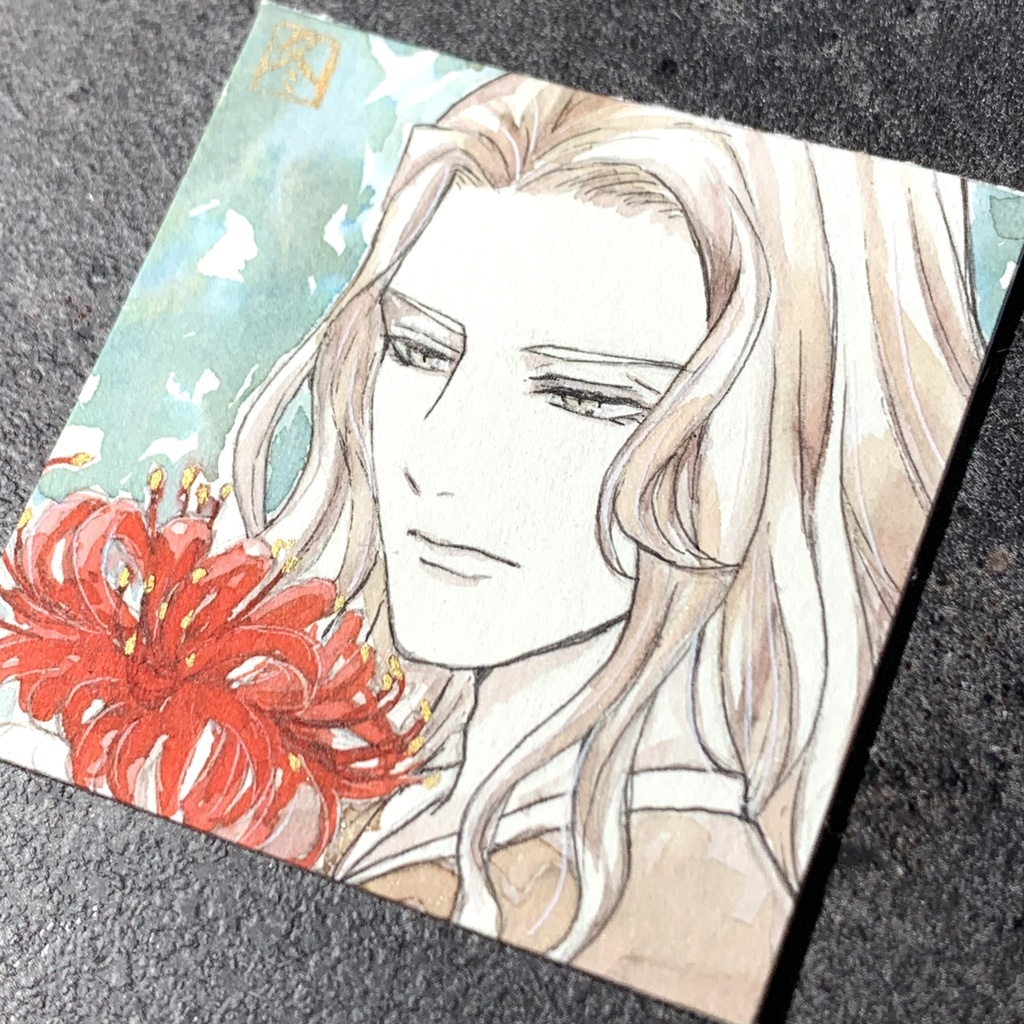 「秋夜」ミニ原画