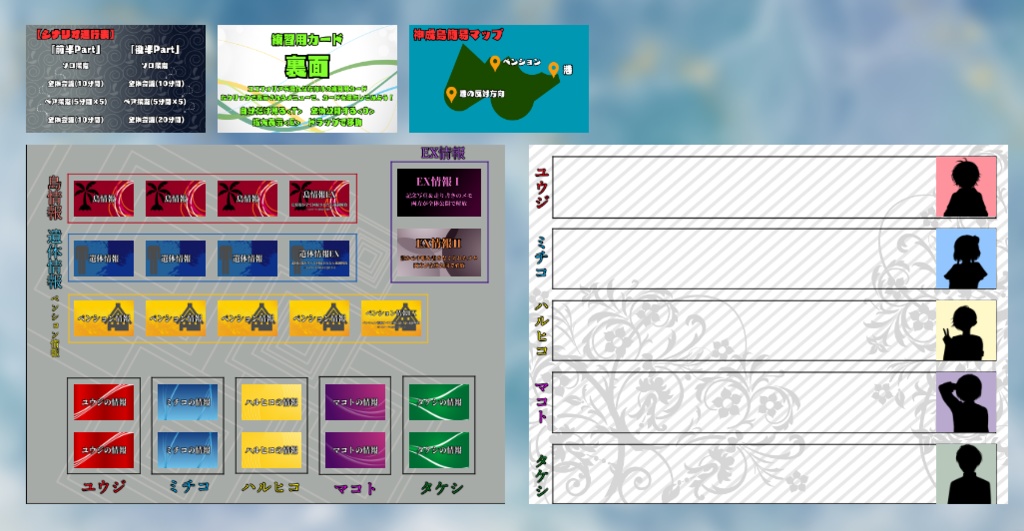 【マーダーミステリー】孤島の鼠たちへ -Dear Observer-